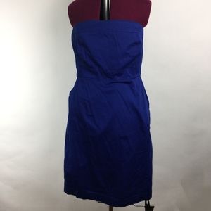 New York & Company Royal Blue Strapless Dress